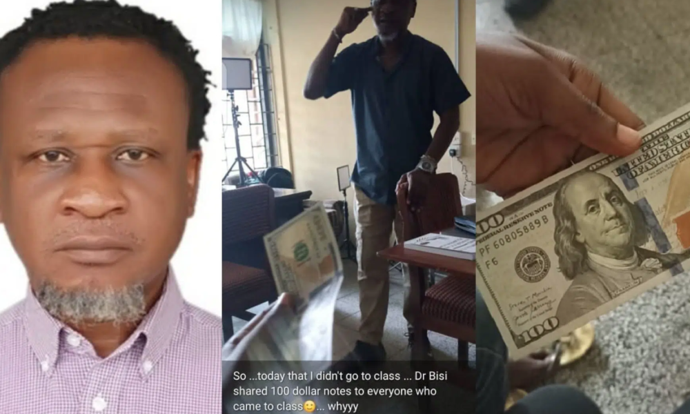 UI Lecturer Reacts To Report Alleging He Gave Students $100 For Attending His First Class