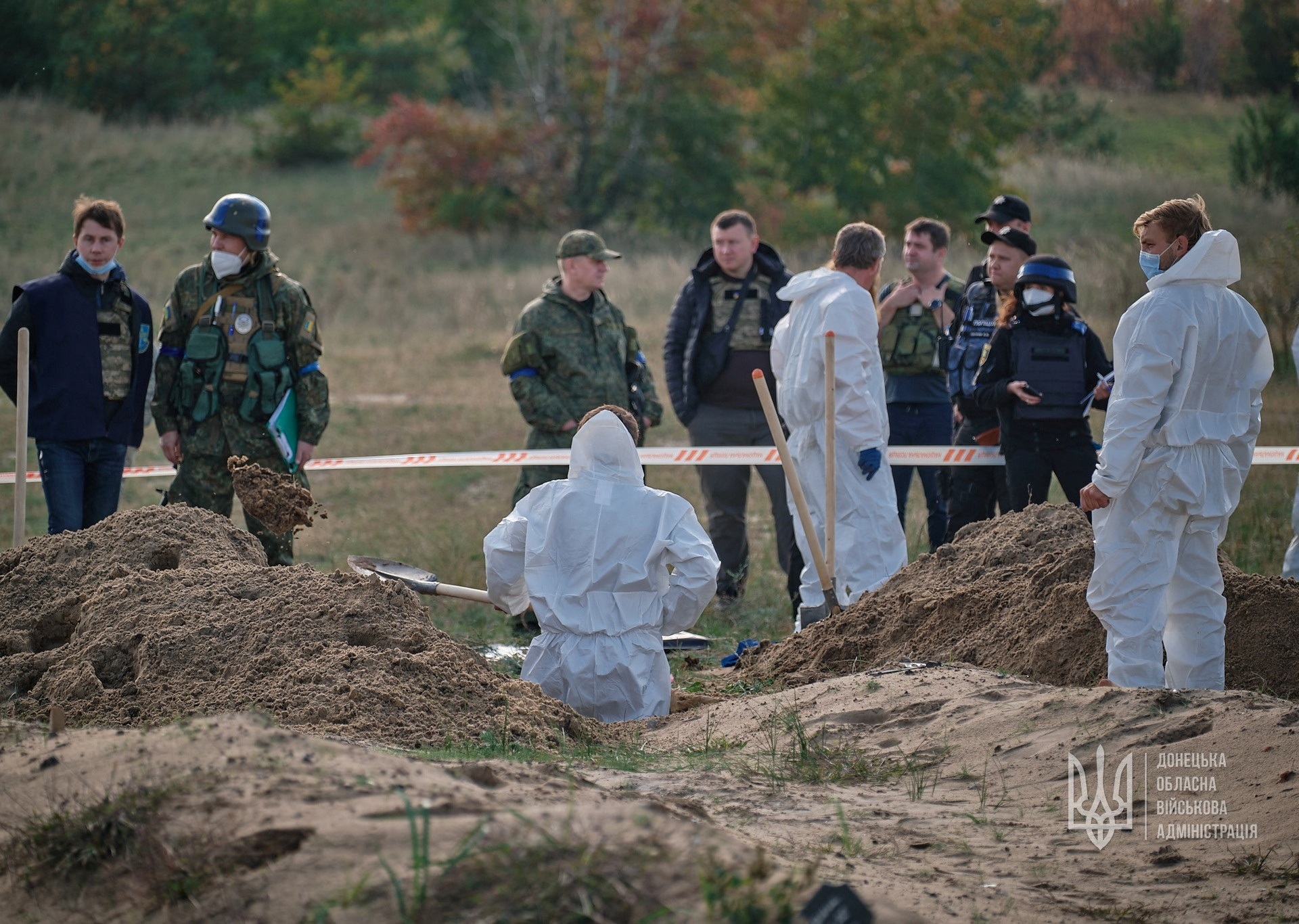 Ukraine governor says mass grave found in liberated eastern town