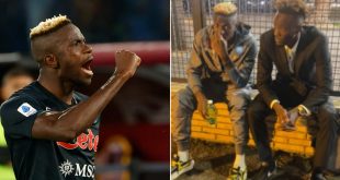 VIDEO: Victor Osimhen and Tammy Abraham ignite Nigerian bond after Napoli beat Roma