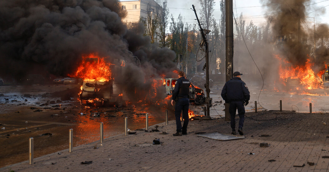 Video: Large Explosions Rock Ukraine’s Capital