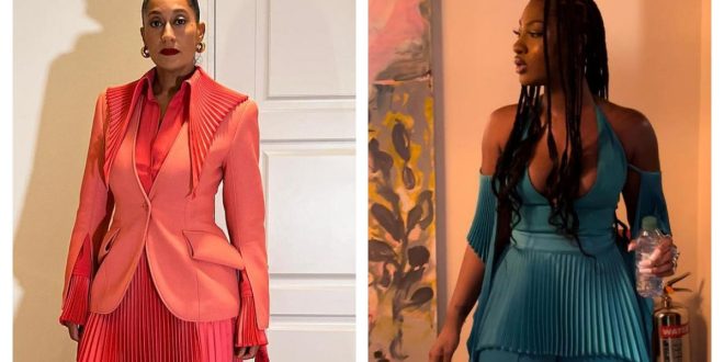 Who wore it better? Tracee Ellis Ross and Tems face off in similar outfits