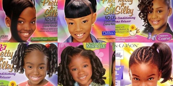 Young girls who once modelled chemical hair relaxers now have natural hair