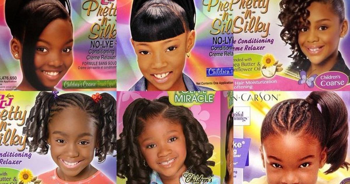 Young girls who once modelled chemical hair relaxers now have natural hair