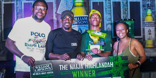 Akinwale Awatt emerges as William Lawson's first Naija Highlandah, wins N2m & all-expense-paid trip to Scotland