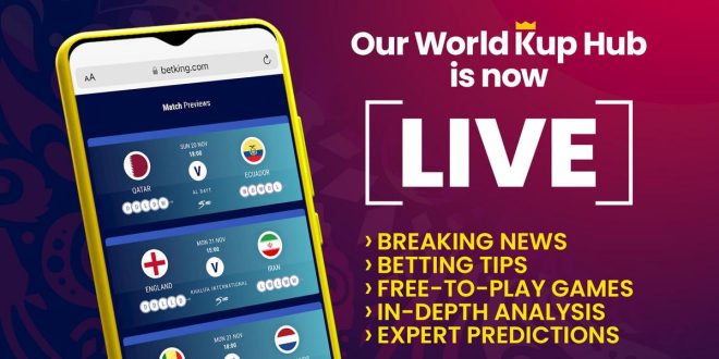Betking's World Kup Hub is the complete way to follow the World Cup this year