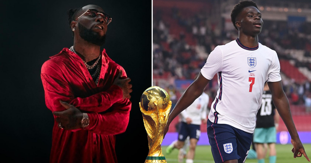 Bukayo Saka: Nigerians react as Burna Boy wishes Arsenal star well ahead of FIFA World Cup