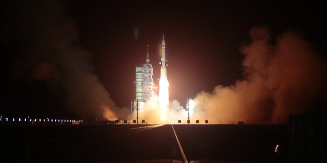 China Launches Astronauts to Newly Completed Space Station