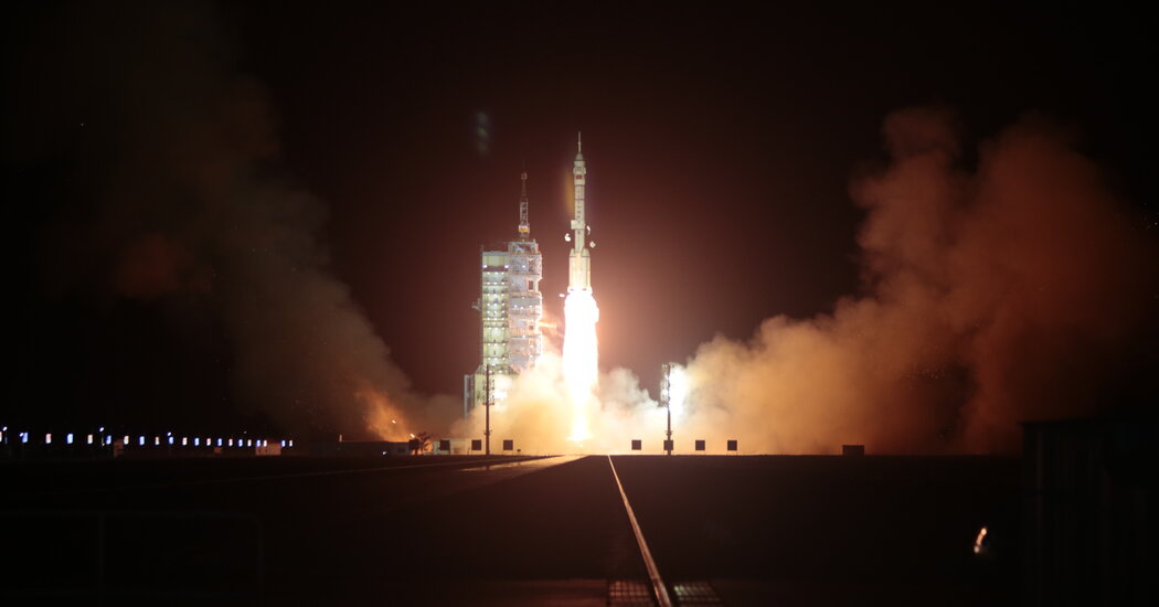 China Launches Astronauts to Newly Completed Space Station