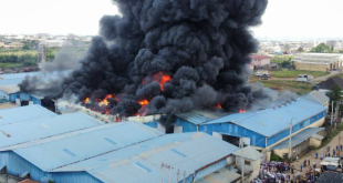 Fire guts Chinese company in Ogun (videos)