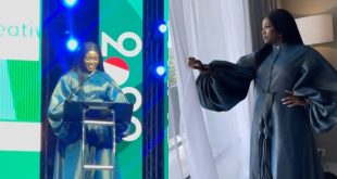 Genevieve Nnaji looks radiant as she makes first public appearance in months (video)