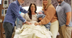 Grandmother, 56, gives birth to her son and daughter-in-law