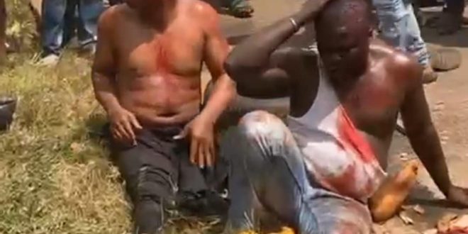 Jungle justice: Enugu CP condemns burning of two alleged POS robbers, confirms one of the suspects was a dismissed police constable (video)