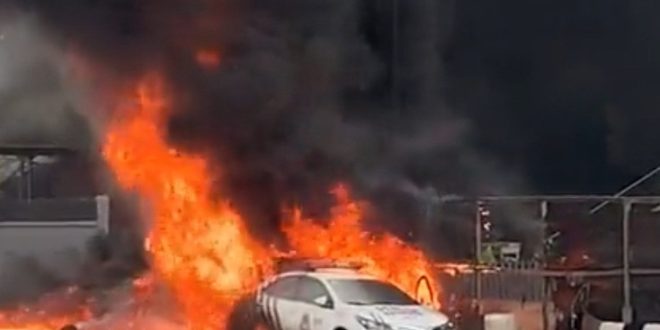 Many feared dead as cars burn in Victoria Island, Lagos (video)