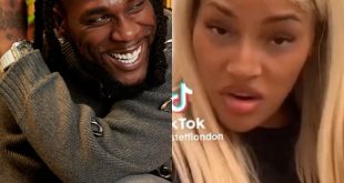 ''Move on' - Burna Boy responds after his ex, Steflondon, shared a video mocking a mama's boy