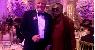 Nigerian Singer, Cobhams Meets Donald Trump