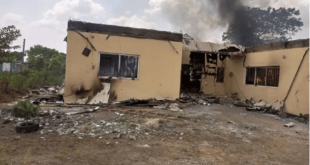 PVCs, Other Properties Destroyed As Arsonists Set Ablaze INEC Office In Ebonyi