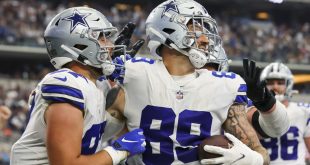 Peyton Hendershot and the Dallas Cowboys Tight Ends Invented a Whack-a-Mole Touchdown Celebration