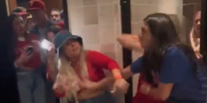 Phillies Fans Fight in Women's Bathroom During World Series