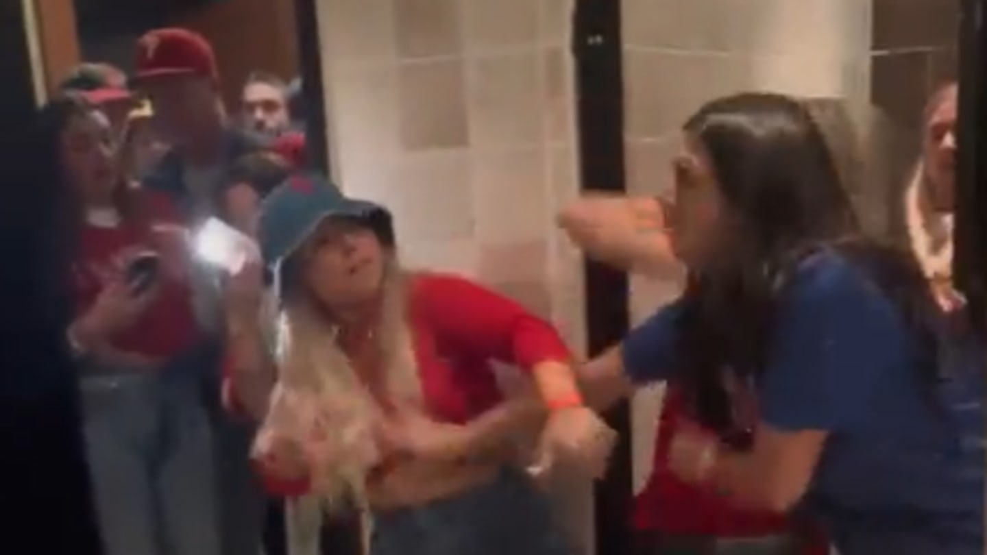 Phillies Fans Fight in Women's Bathroom During World Series