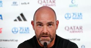 Qatar coach Felix Sanchez speaks to the media ahead of the 2022 World Cup.