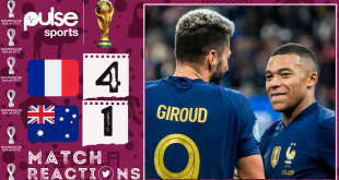 Reactions as Mbappe and Giroud inspire France's comeback against Australia