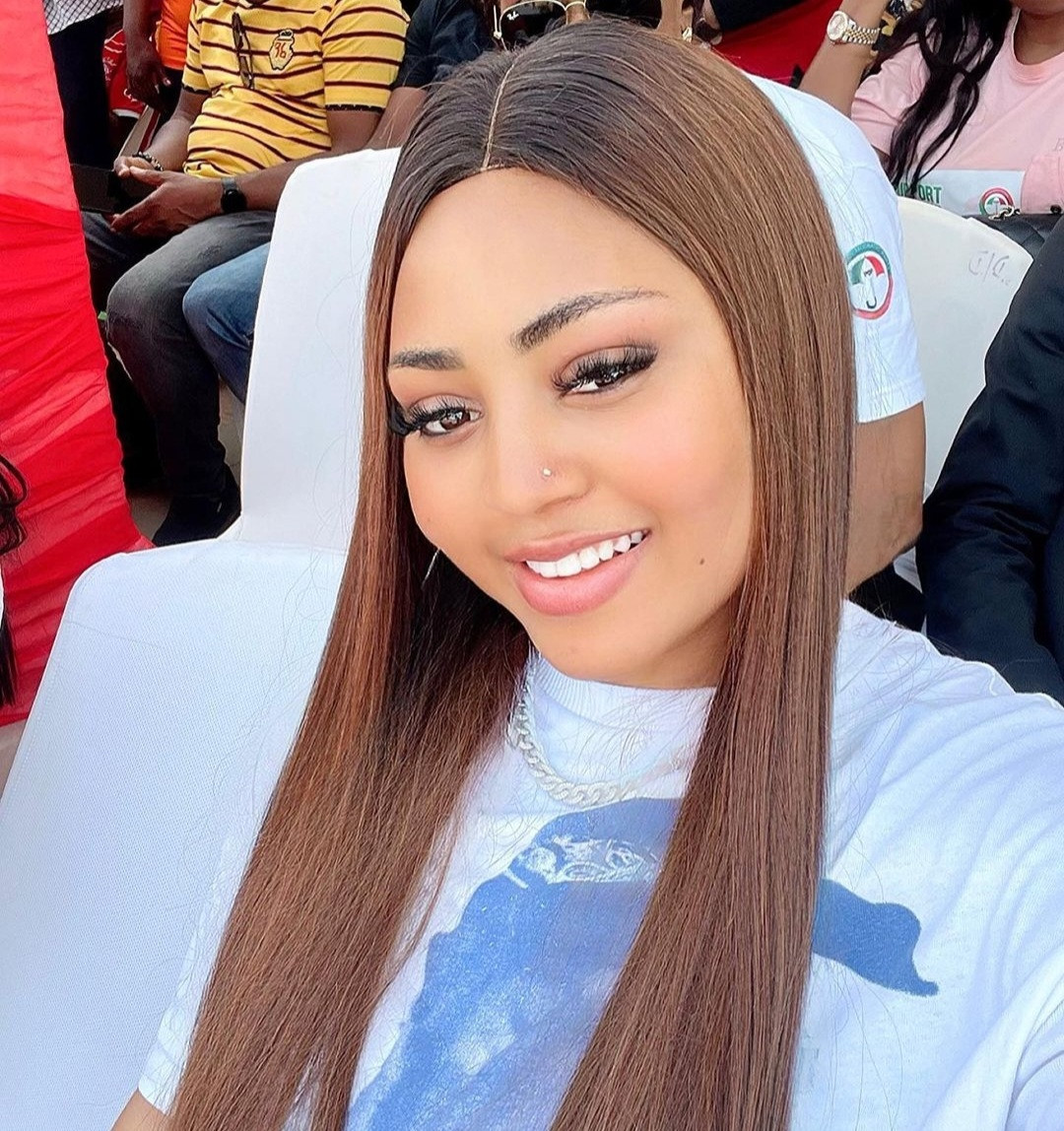 Regina Daniels receives credit alert of N10 million from husband Ned Nwoko for her contribution to his political campaign