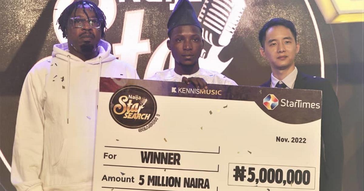Skimzo wins Naija Star Search talent show, takes home 5 million naira largesse