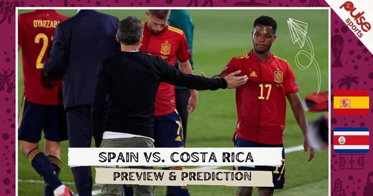 Spain vs Costa Rica: World Cup 2022 Prediction, Kick-off time, team news and H2H