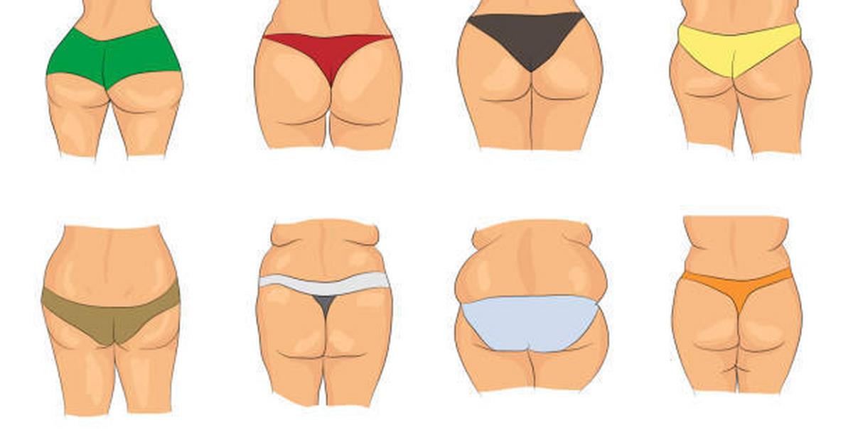 The 5 kinds of butts and the clothes that fit them