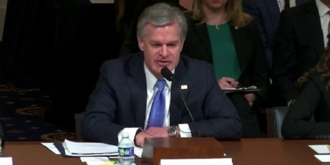 WATCH: FBI Director Wray Won't Say If He Had Informants Dressed as Trump Supporters at the Capitol on January 6th