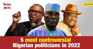 5 most controversial Nigerian politicians in 2022