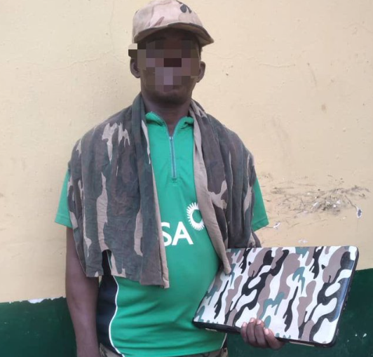 65-year-old fake soldier arrested in Lagos