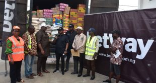 Betway donates relief materials worth Millions of Naira to NEMA for Bayelsa flood victims