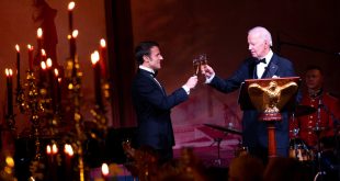 Biden and Macron Toast Their Alliance With Lobster and American-Made Cheese