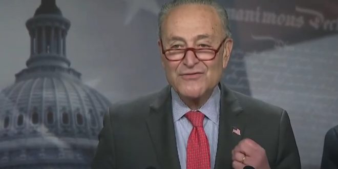 Chuck Schumer moves to isolate MAGA at press conference.