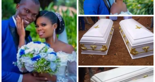 Couple brutally murdered by kidnappers despite N7.5m ransom payment laid rest in Anambra (photos/video)