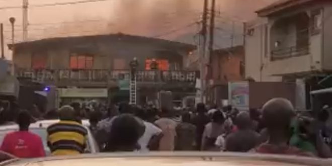 Fire guts residential building in Ikosi Ketu (video)
