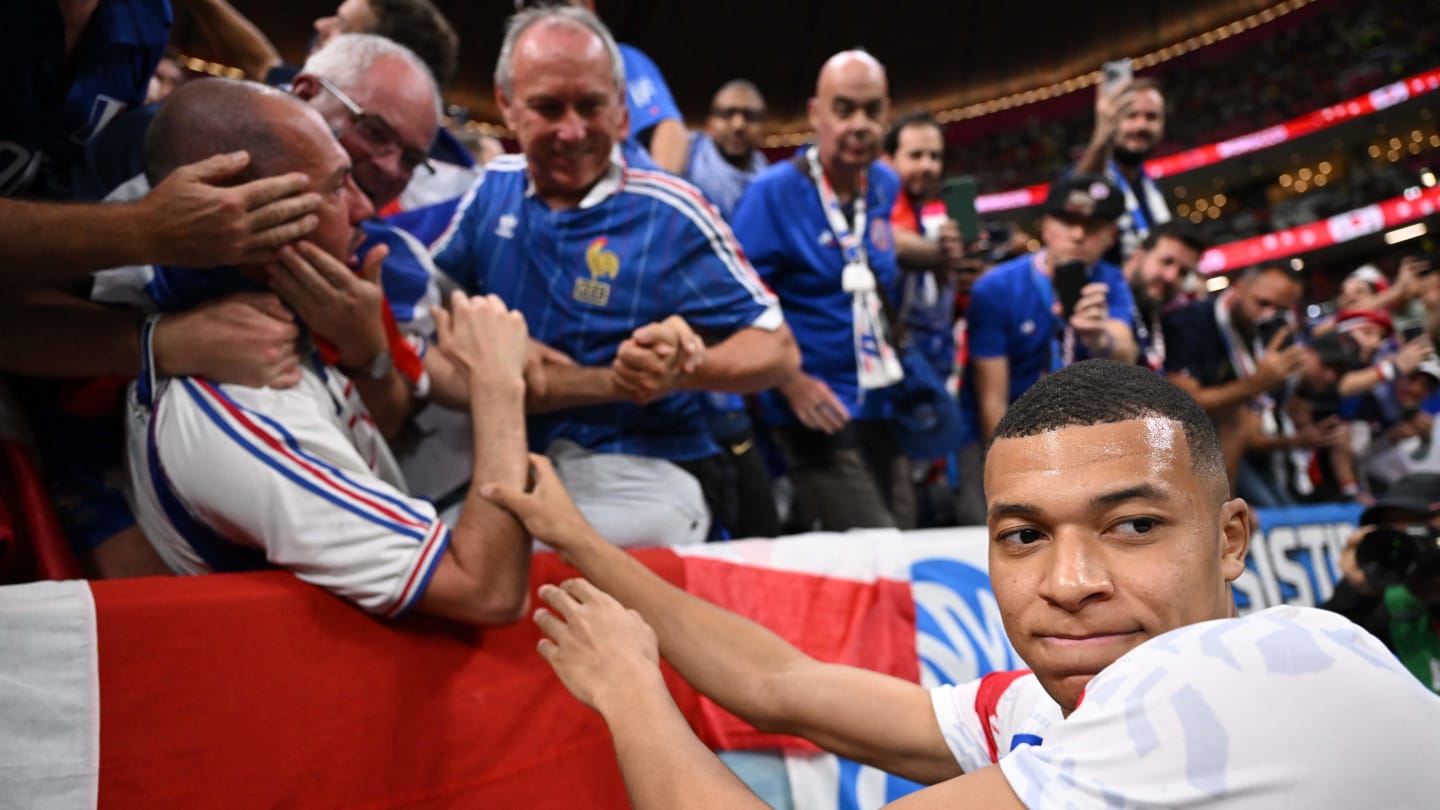 Kylian Mbappe Hitting Fan With Errant Shot During Warm-Ups Leads to Many Dramatic Photos