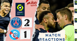 LIGUE 1: 'Drama King' - Reactions as 'Scuba diver' Neymar sees Red in PSG's tricky win against Strasbourg