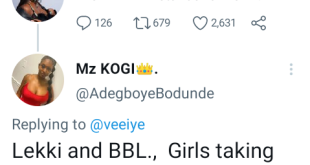 Lekki girls take loans to do BBL and do hookup to payback - Lady claims in response to BBNaija star, Vee
