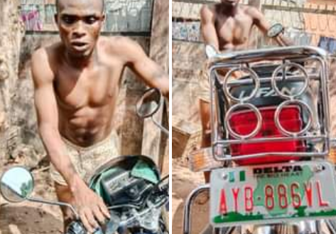 Middle aged man arrested for stealing new motorcycle in Delta