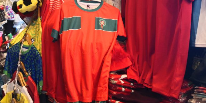 Moroccan shirts sell out as World Cup fever grows