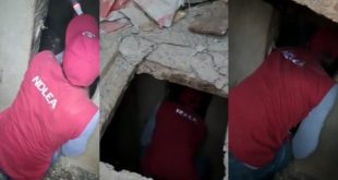NDLEA uncovers underground drug bunk used by suspected drug kingpin to store banned substances in Delta  (video)