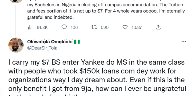 Nigerian man claims he spent less than $150 in today