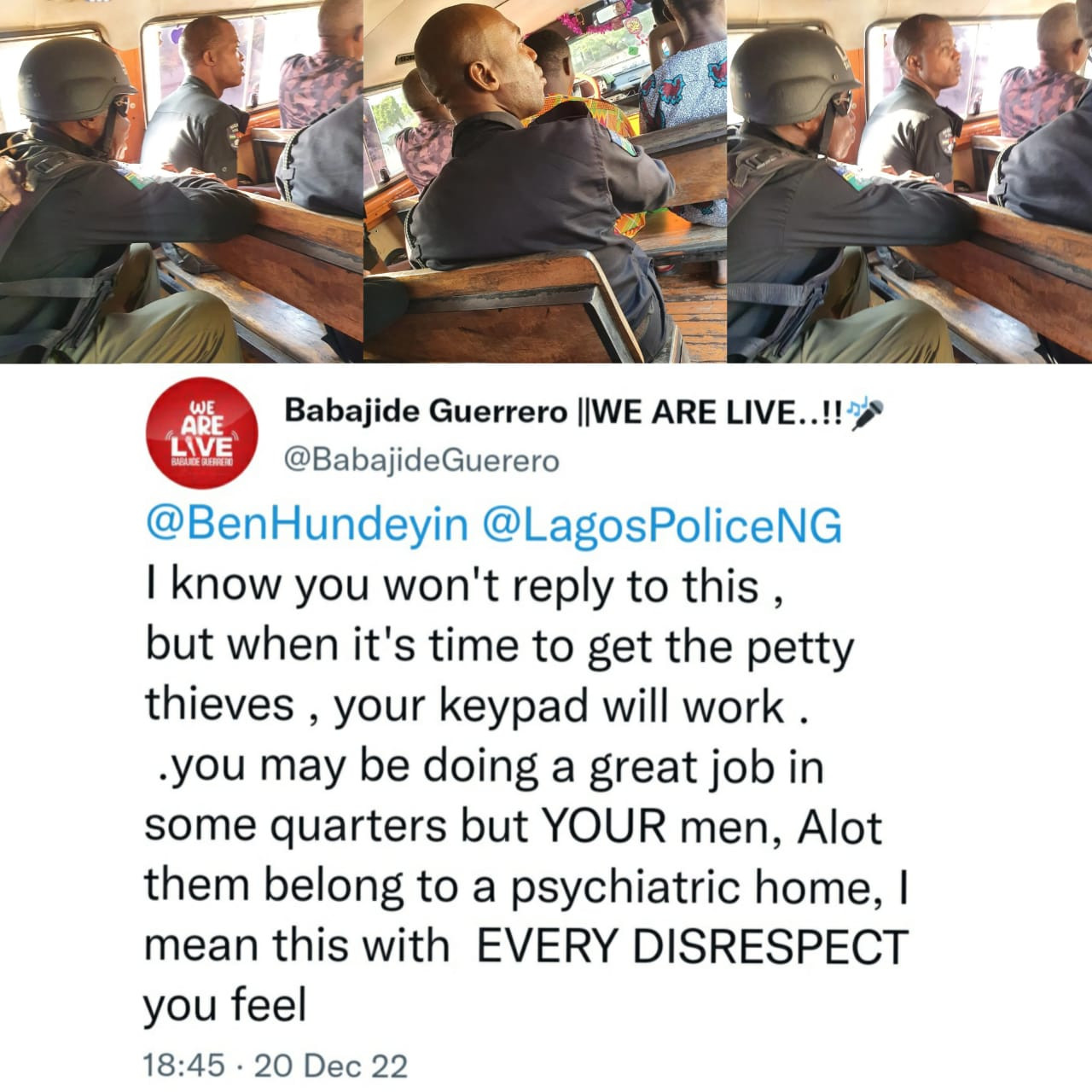 Nigerian man slams Lagos police officers after he was arrested and made to pay N100k; claims he didn