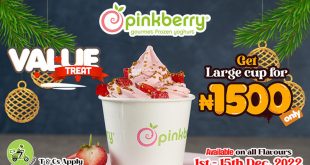Pinkberry unveils 12 days of Christmas deals, a dozen ways of indulgent fun: It’s the season to be jolly