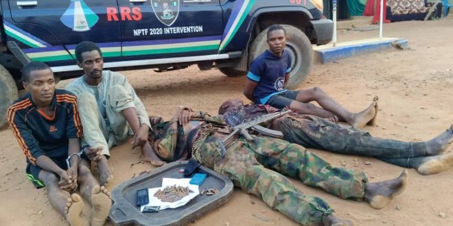 Police neutralize two kidnappers, arrests three others in Ekiti