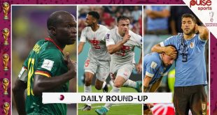 Qatar 2022: Ghana drags Uruguay out of Qatar, Cameroon books early flight as Korea, Switzerland qualify