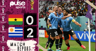 Suarez hurts Ghana at the World Cup again as Uruguay beats Black Stars 2-0