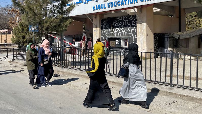 Taliban suspend university education for women in Afghanistan | CNN